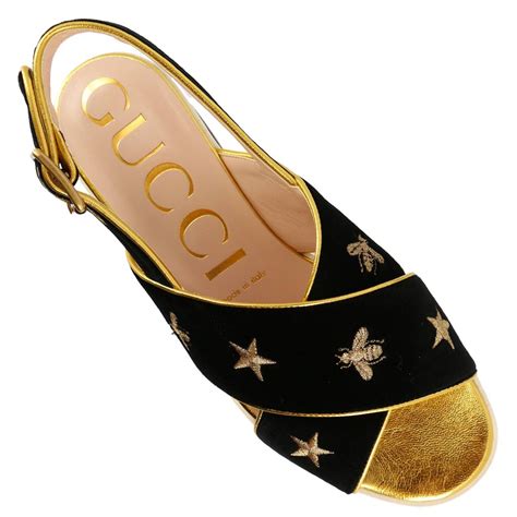 scarpe nere sandalo con borchiette gucci|Scarpe da donna Gucci .